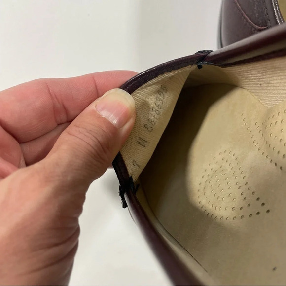 SAS Womens Simplify Leather Loafers Antique Wine - Picture 7 of 8